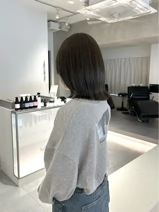 ミディアム カラー 🧚つやさらhair 🧚manakaのヘアスタイル