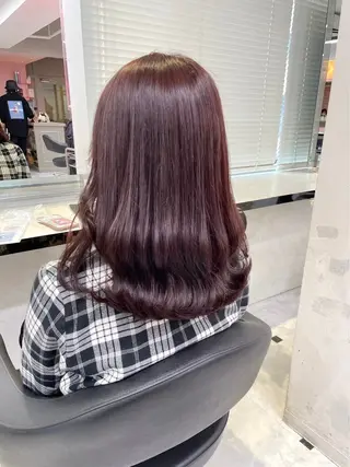 ロング カラー ダブルカラー特化✨ /透明感カラーゆりあのヘアスタイル