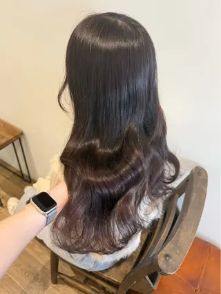 ロング カラー ヘアアレンジ Himawari♡ 柔らかいカラーのヘアスタイル