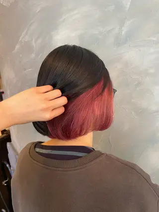 ミディアム hair make echo滿木あい花のヘアスタイル