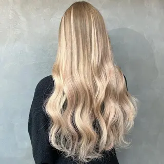 ロング ❤️‍🔥シールエク ＋カラー京❤️‍🔥のヘアスタイル