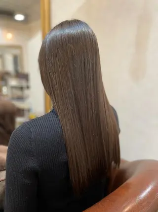 ロング Lusso店長 千崎慎介のヘアスタイル