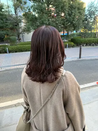 ミディアム カラー 髪質改善/艶カラー /梅田/菅野🌟のヘアスタイル