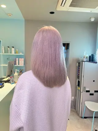ミディアム カラー ブリーチカラー 🩵MIZUKIのヘアスタイル