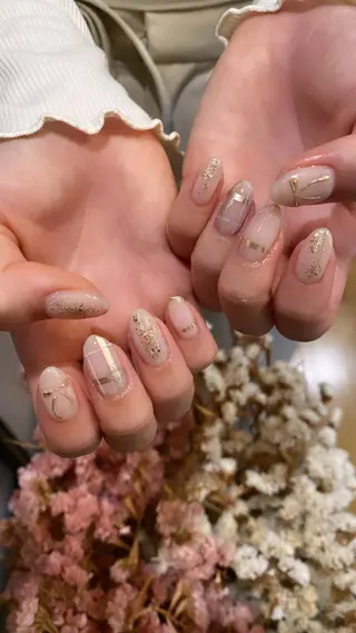 ネイル crystal ⭐︎ colorのネイルデザイン