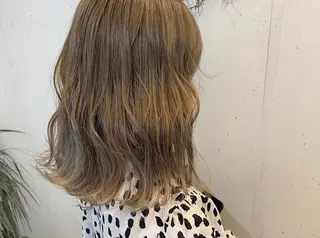 ミディアム カラー ヘアアレンジ たかいわ みきのヘアスタイル