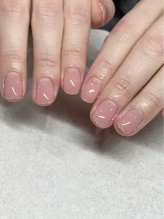 ネイル パラジェルネイル 大人可愛/シンプルのネイルデザイン