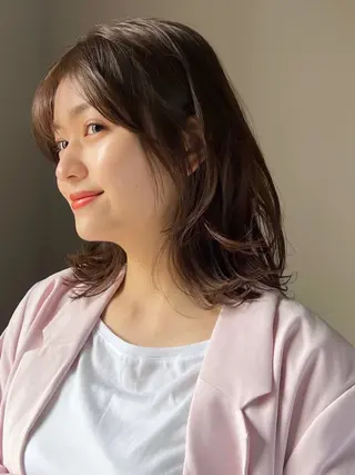 カラー 國米 遥生のヘアスタイル