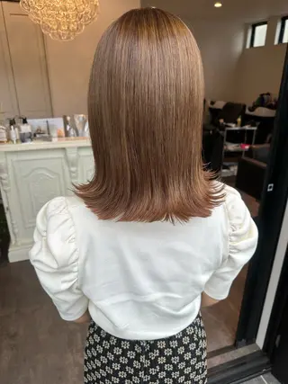 ミディアム カラー 成松 勇治のヘアスタイル