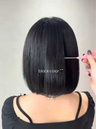 ショート カラー ボブ×透明感カラー 🪽/池袋/優愛🎀のヘアスタイル