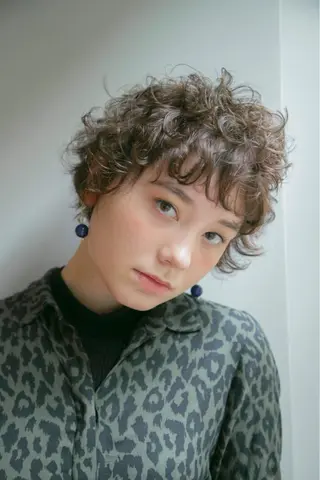 ショート カラー パーマ 前田　真吾 ⭐️パーマの人⭐️のヘアスタイル