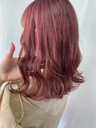 セミロング カラー 透明感カラー/ 髪質改善/サクラ🌸のヘアスタイル