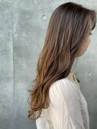 ロング カラー 【雰囲気ﾍｱ☺︎】 岩井隼人のヘアスタイル