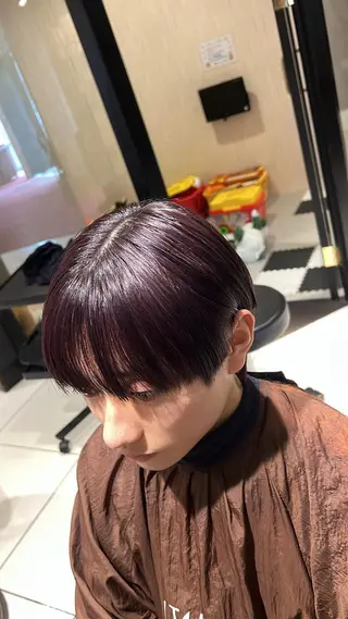 カラー メンズ SEIYA メンズパーマ職人のヘアスタイル