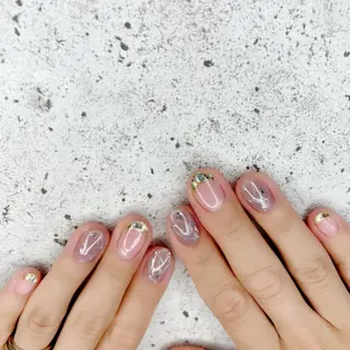 ショート カラー パーマ ヘアアレンジ メンズ キッズ ネイル マツエク・マツパ Salon Ｋのネイルデザイン