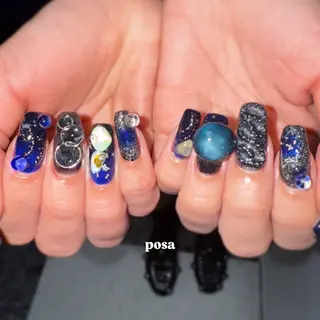 ネイル posa nail モエミのネイルデザイン