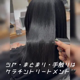 ミディアム 柔らかレイヤー× 透け感カラー/SUのヘアスタイル