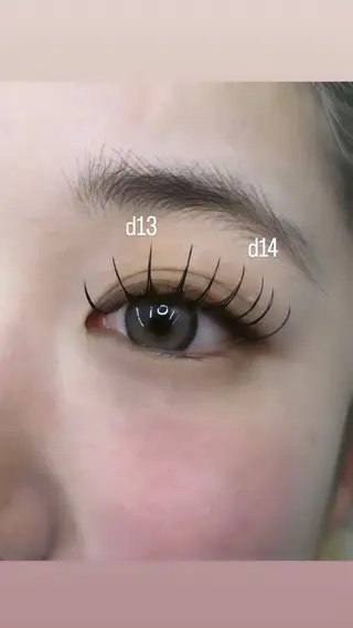 マツエク・マツパ 本日空きあり！心斎橋 limo/RIKAのマツエク・マツパデザイン