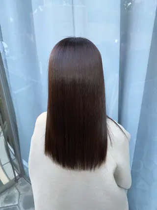 セミロング 美髪特化✨ 伊織✨縮毛矯正✨のヘアスタイル