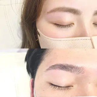 メンズ アイブロウ 小谷野 真優のヘアスタイル