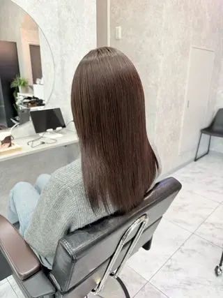 ミディアム カラー 🌺ハイトーン🌺 矢葺 なぎさ🌺🌺のヘアスタイル
