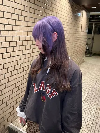 ロング 室屋 鈴音のヘアスタイル