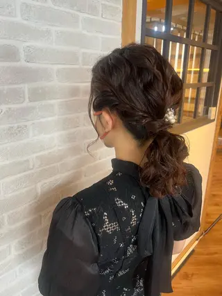 セミロング ヘアアレンジ Topstylist YUKIのヘアスタイル