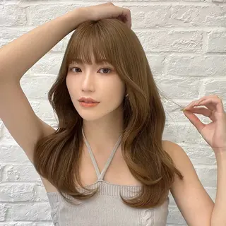 セミロング 映える顔まわり/前髪 特化 💗 ユキマのヘアスタイル