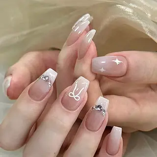 ネイル By moonネイル 🌷ワンホン/韓国風のネイルデザイン