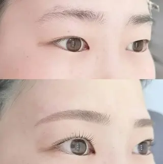 パーマ 白 ゆいのマツエク・マツパデザイン