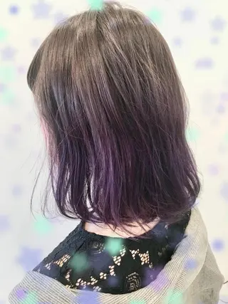 ミディアム カラー EMANON新宿東口所属・新宿駅近♡個室 ♡関口三都季🌜のヘアスタイル