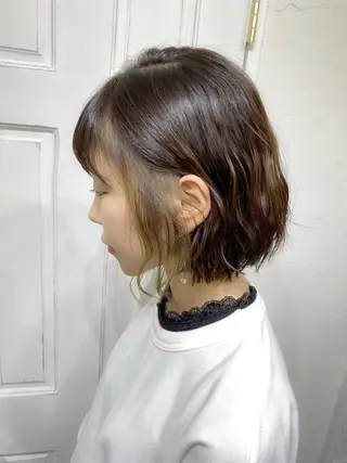 ショート 前地 麻衣のヘアスタイル