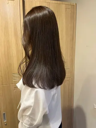 カラー レイヤーカット🍏 オリーブ/ののかのヘアスタイル