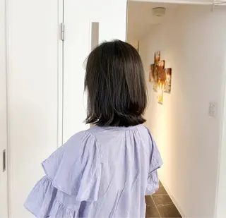ミディアム 麥生田 秀太のヘアスタイル