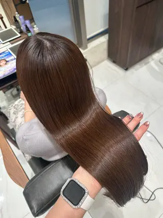 カラー ブリーチなしWカラー /Hitomi☻のヘアスタイル