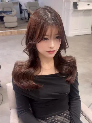 カラー ロング &.TIGRE SmartSalonのヘアスタイル