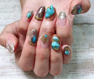 ネイル Lino+ ネイル&よもぎ蒸しのネイルデザイン