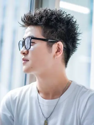 ショート 博多メンズサロン 田中のヘアスタイル