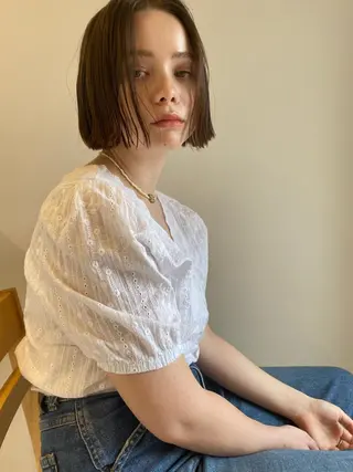 ショート カラー 当日予約大歓迎💗 依田瑞希のヘアスタイル