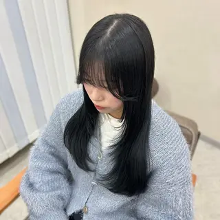 ロング MIDORI🎀 透明感/ベージュのヘアスタイル
