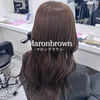 ロング カラー 🧁透明感×モテ💞 WカラーNanamiのヘアスタイル