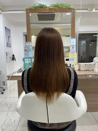 ロング 藤原 亜美🤍のヘアスタイル
