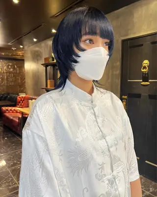 ショート カラー haco＋所属・圧倒的デザイン力 店長🎨RENAのヘアスタイル