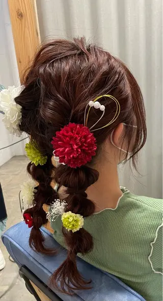 ヘアアレンジ 廣元 早紀のヘアスタイル