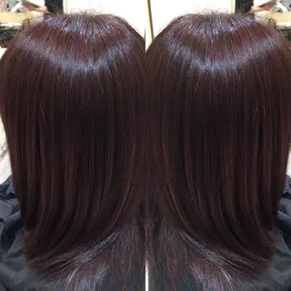 ミディアム カラー 韓国レイヤー×透明感 カラー/山崎一輝のヘアスタイル