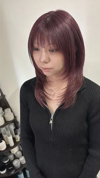 セミロング 🐺YuTo🐺カラ ーリスト/Aujuaのヘアスタイル