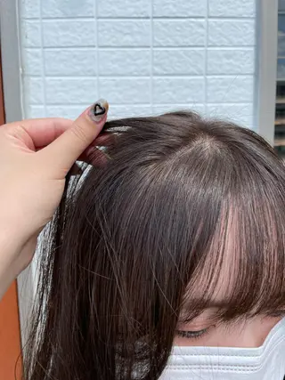 ロング カラー 川元 汐音のヘアスタイル