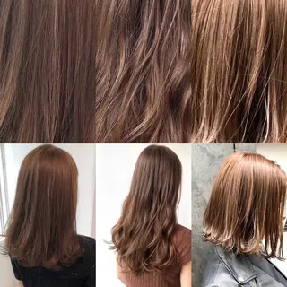 カラー 💖ブリーチなし透明 感💖ASAHIのヘアスタイル