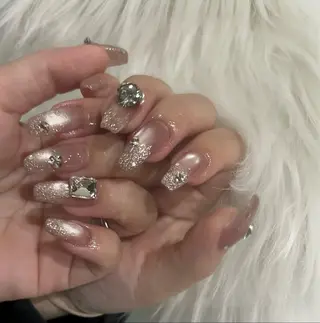 ネイル 透明感ネイル ｜mahiru.のネイルデザイン