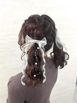 ヘアアレンジ 鈴木 芽香のマツエク・マツパデザイン